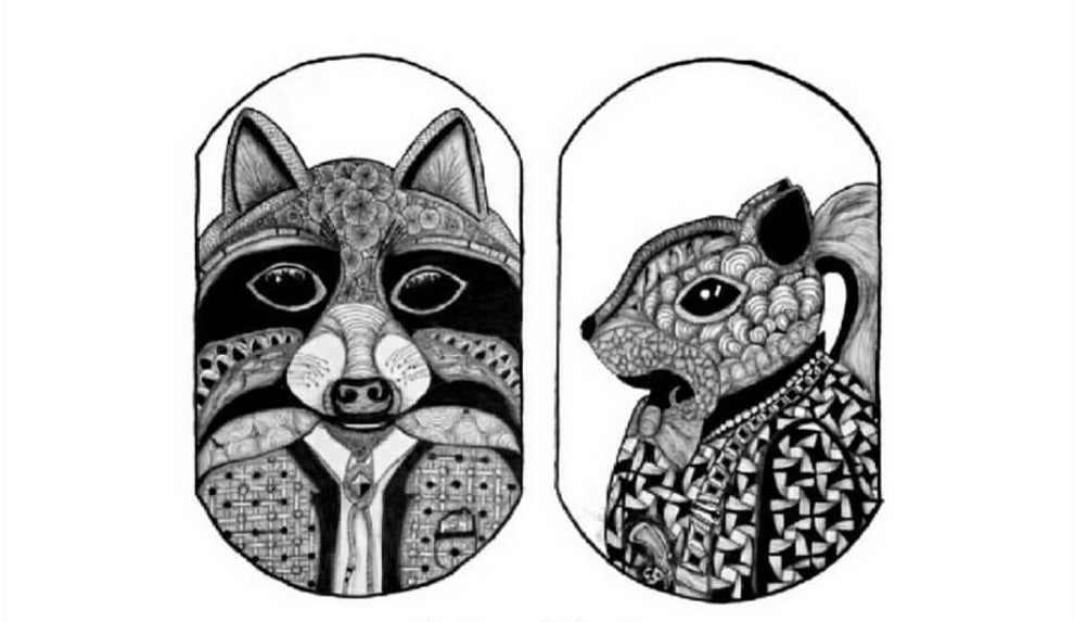 Raccoon & Squirrel; True Tailed Detectives